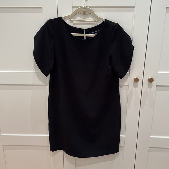French Connection flutter sleeve dress, excellent condition - Picture 1 of 4